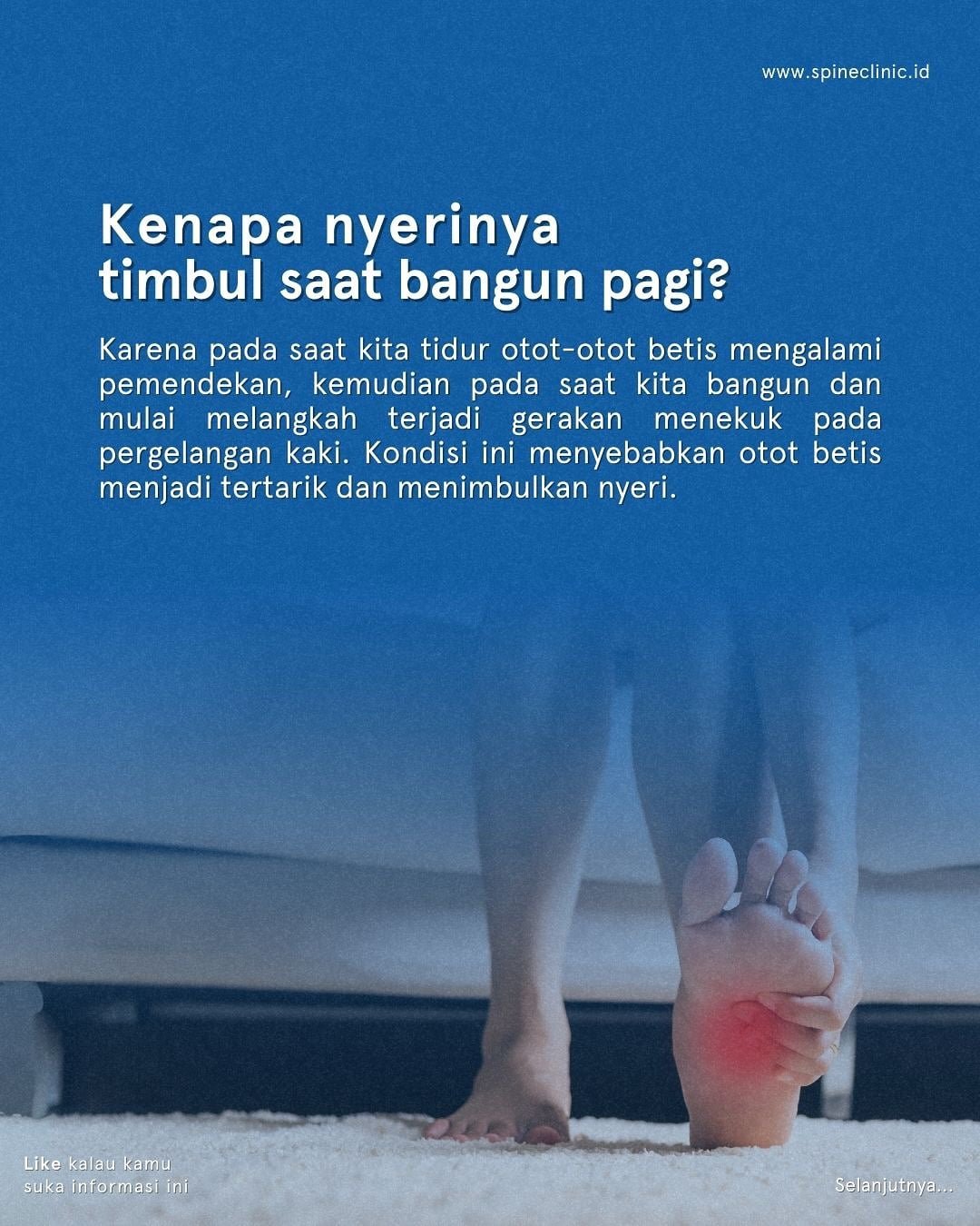 kenapa telapak kaki sakit pagi hari